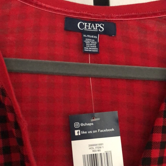 Chaps, Size X-Large Long Sleeve Shirt, NWT - Picture 2 of 7
